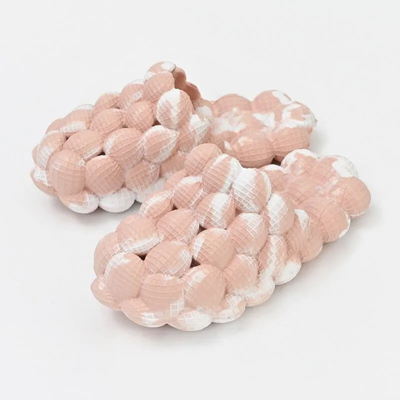 2022 Summer Women Fashion Personality Indoor Home bathroom Massage Bubble Slide Men Lady Outdoor Beach Thick Sole Bubble Slipper