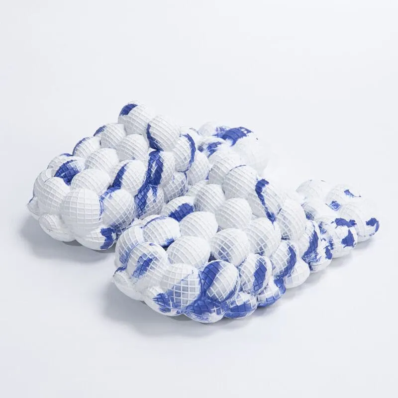 2022 Summer Women Fashion Personality Indoor Home bathroom Massage Bubble Slide Men Lady Outdoor Beach Thick Sole Bubble Slipper