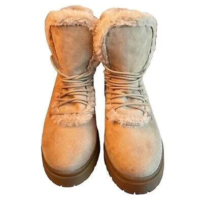 A New Day Betsy Womens Brown Boots Size 10