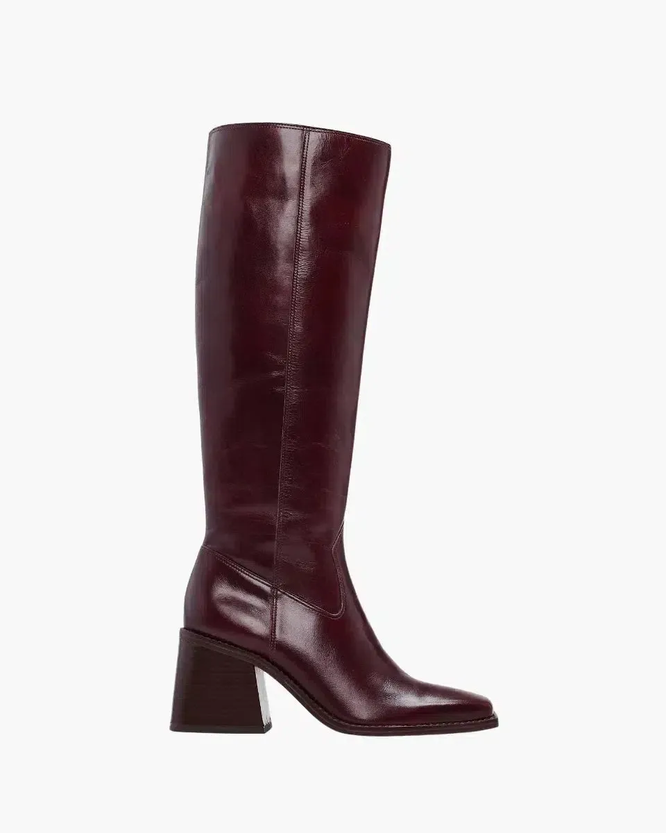 Barone – High block heel – Knee-high boots
