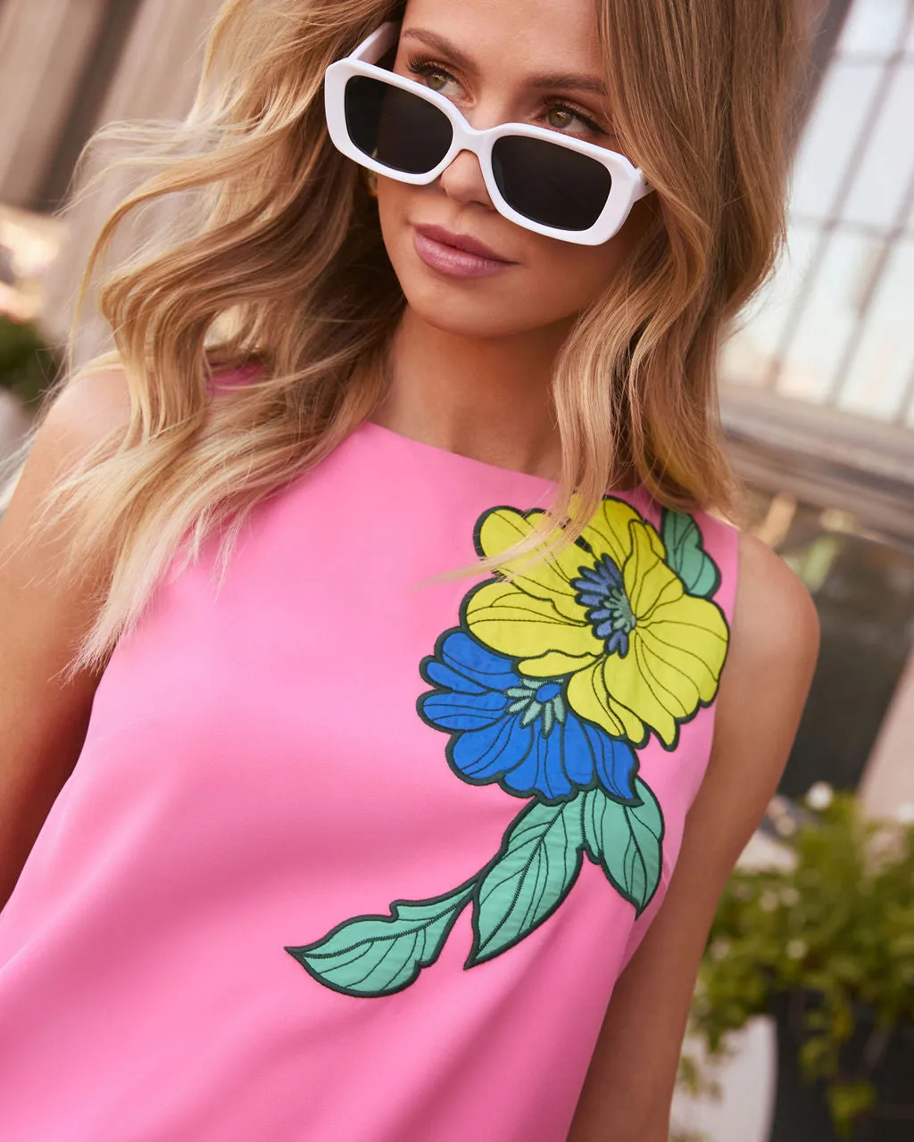 Blooming Beauty Shift Floral Mini Dress