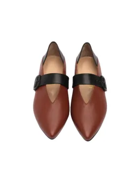 Burgundy Toledo Ballet Flats