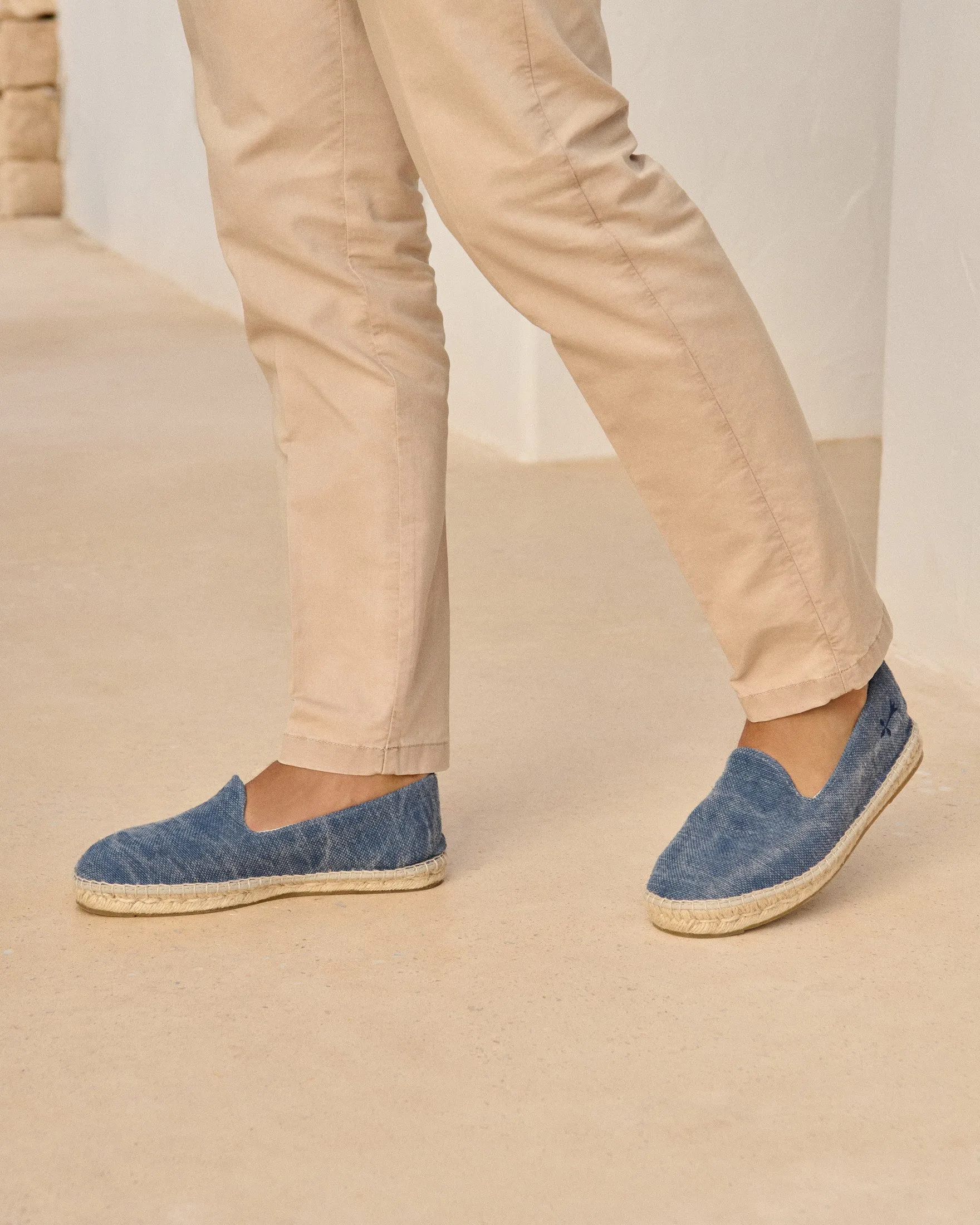 Canvas Espadrilles - W25C0 - La Havana Blue Baja