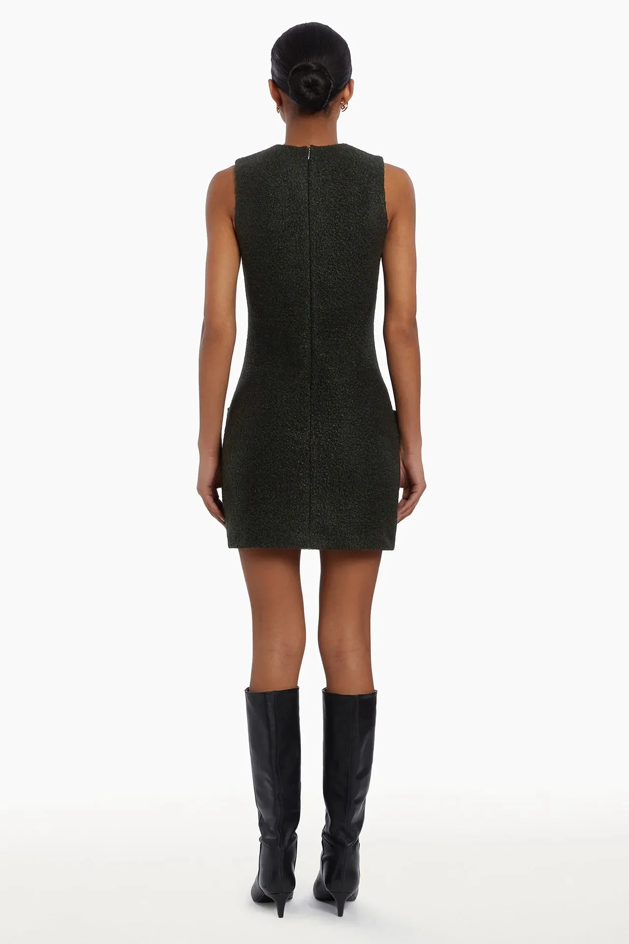 Delia Dress - Dark Green