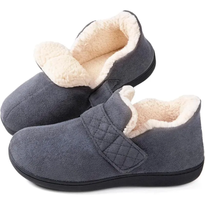 Diabetic Comfort Slippers – Adjustable Support for Indoor