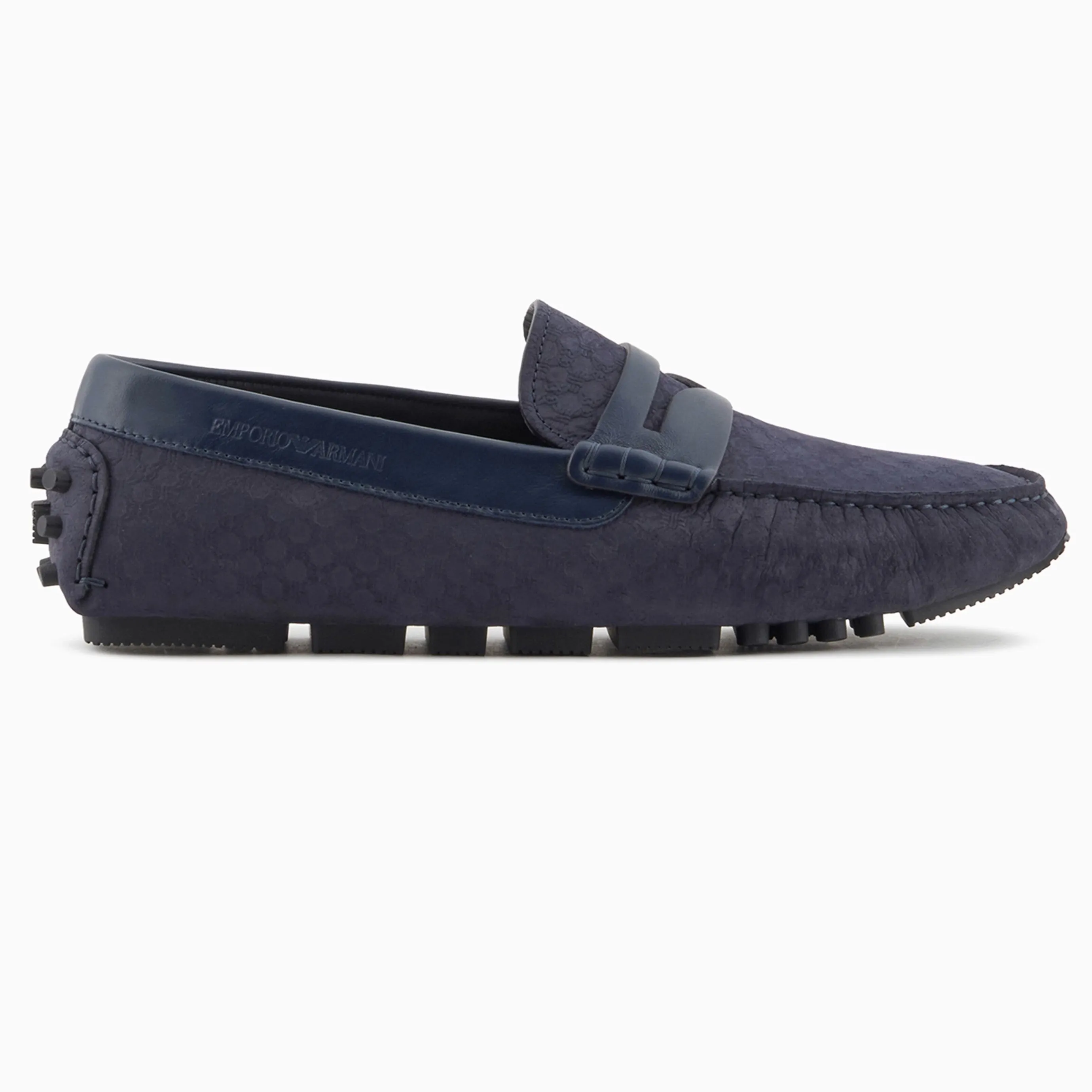 Emporio Armani Leather Driving Loafers