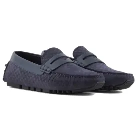 Emporio Armani Leather Driving Loafers