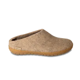 Glerups Slip On - Sand with Rubber Sole