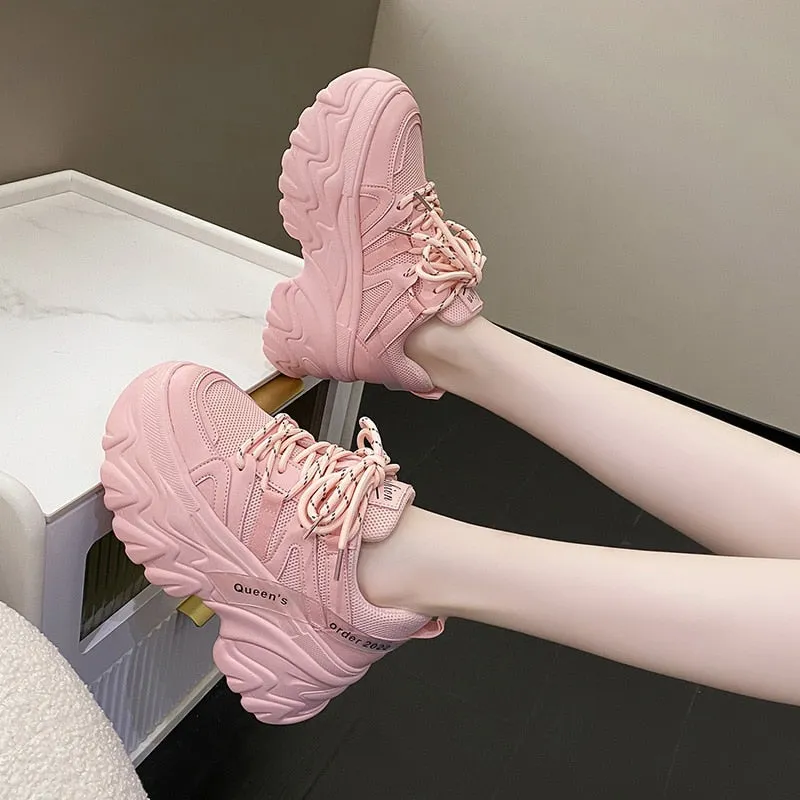 Harajuku Chunky Platform Sneakers