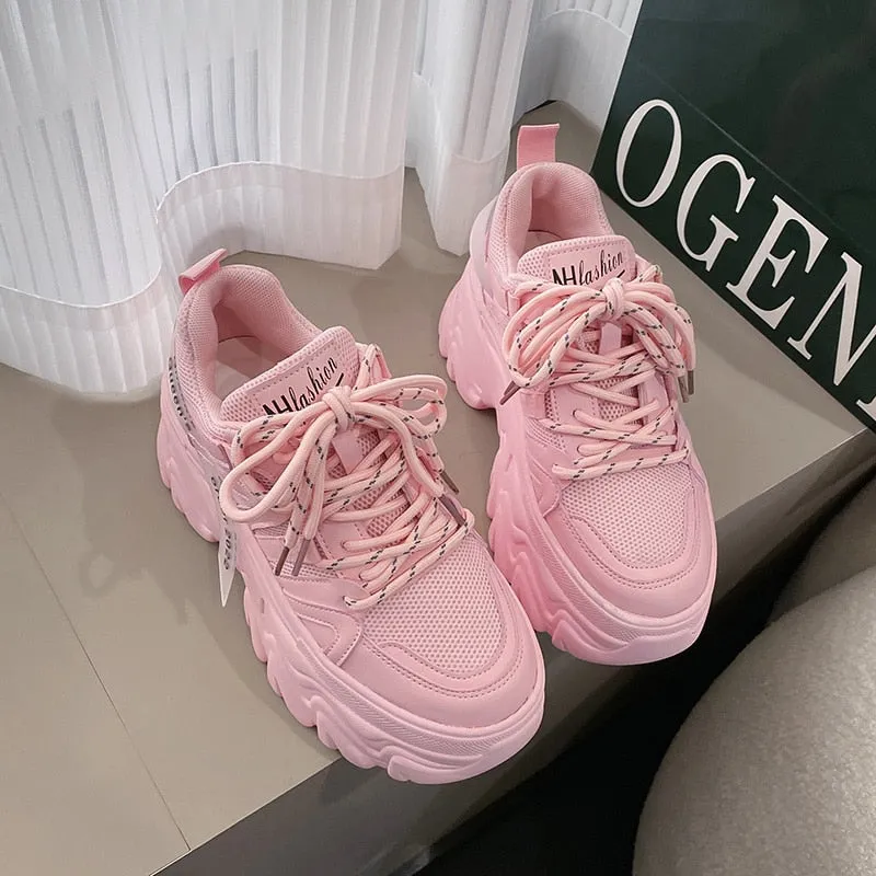 Harajuku Chunky Platform Sneakers