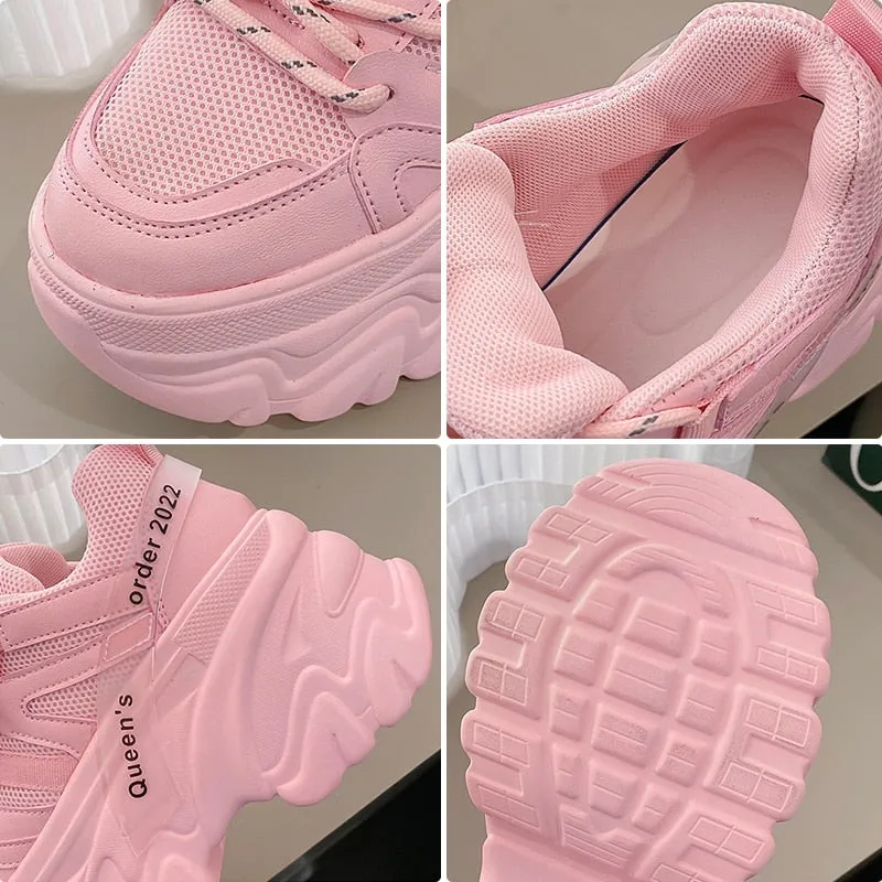 Harajuku Chunky Platform Sneakers