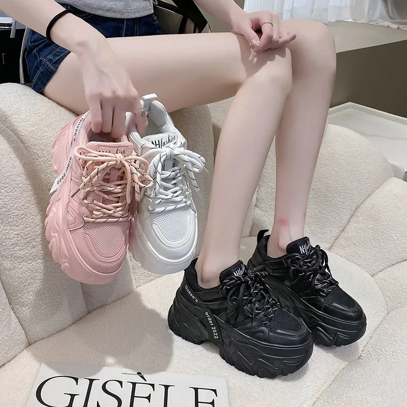 Harajuku Chunky Platform Sneakers