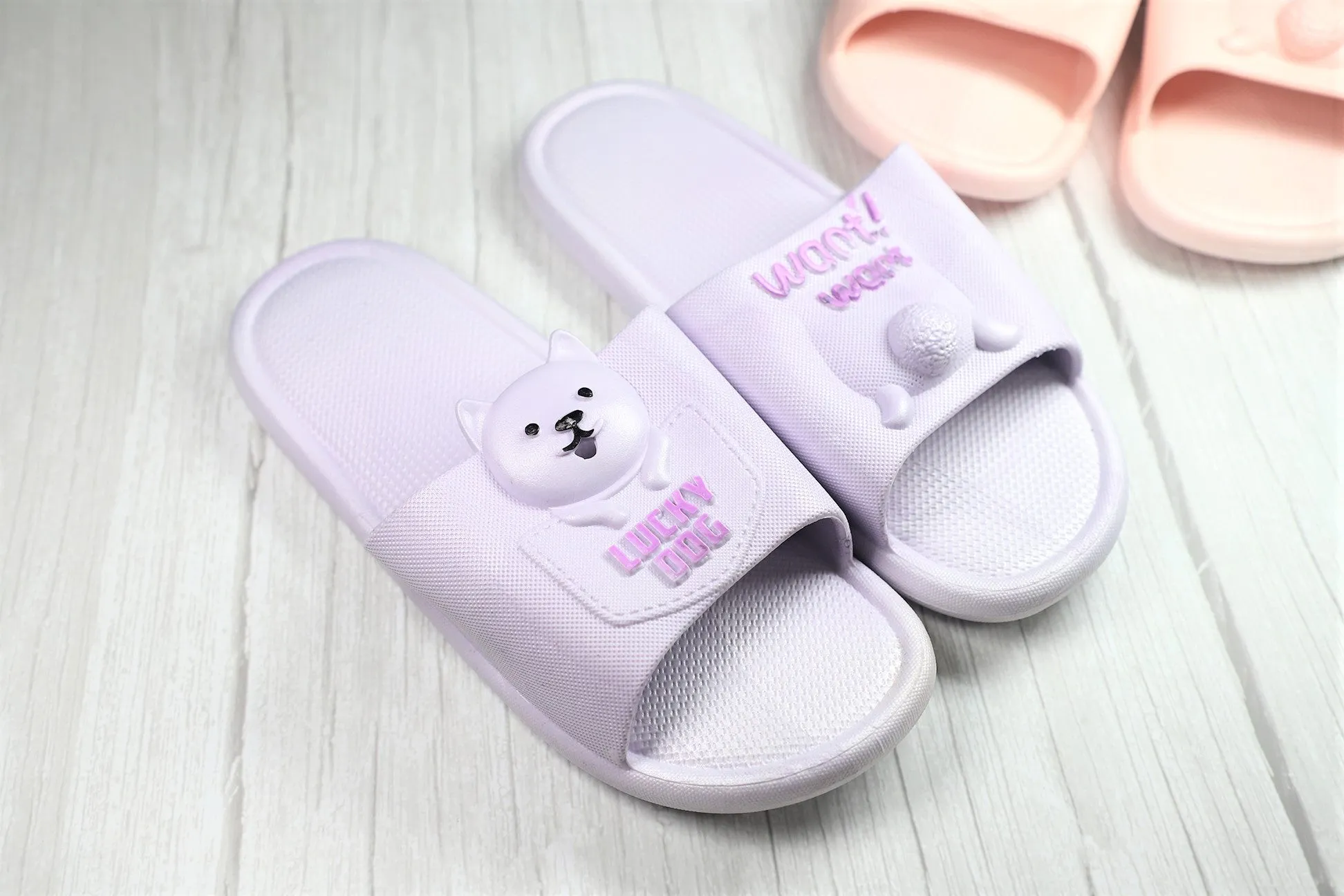 Indoor Slippers Cute Bear Soft Foam