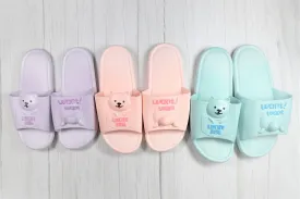 Indoor Slippers Cute Bear Soft Foam