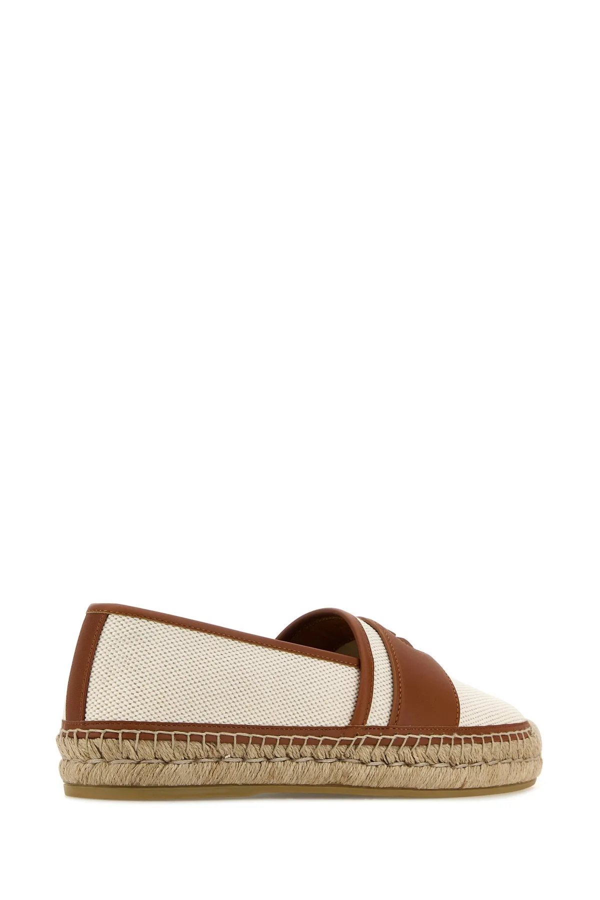 Ivory canvas espadrilles