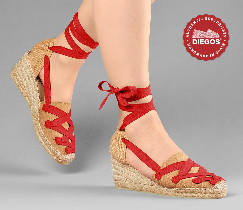 Jute Lola high wedge Pamplona espadrilles