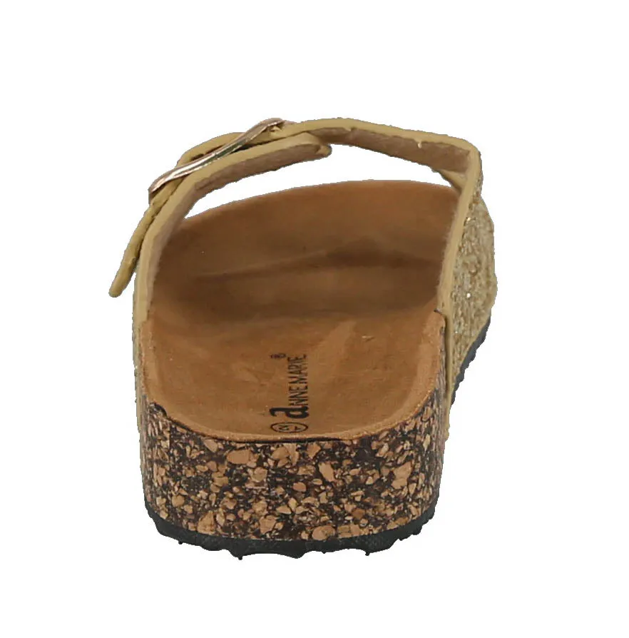 KID'S SHOES GOLD GLITTER SANDALS GLORY-199K