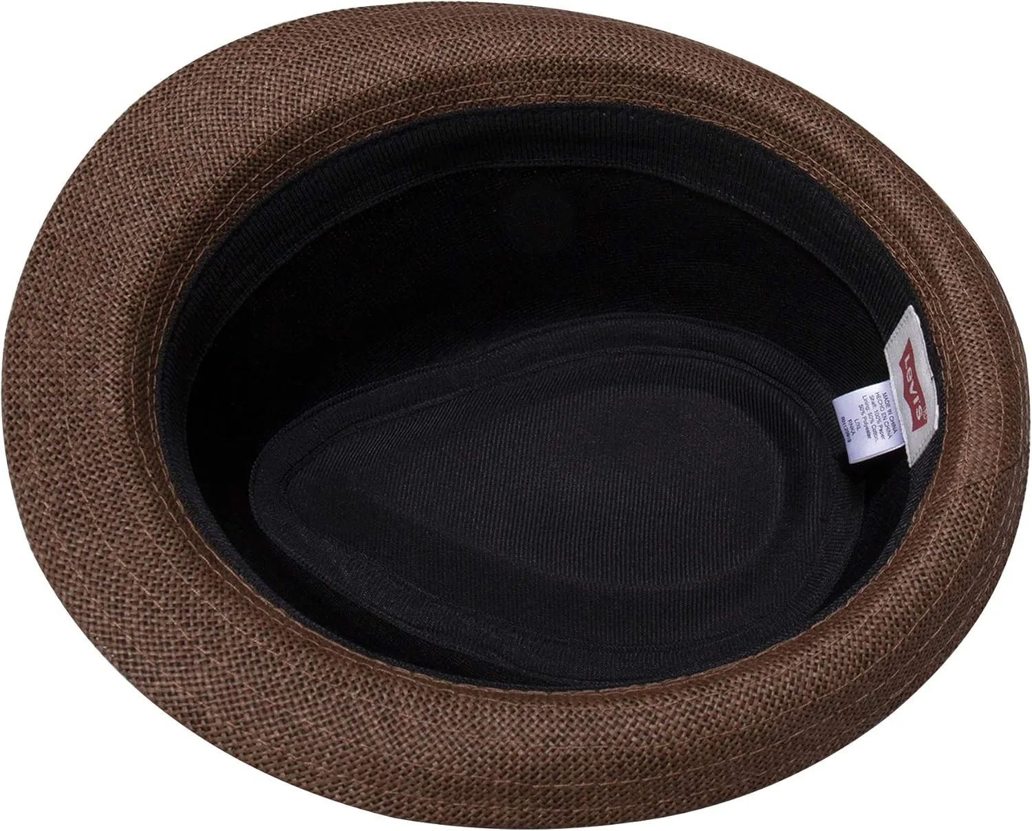 Levi's Men's Lightweight Straw Fedora Panama Hat