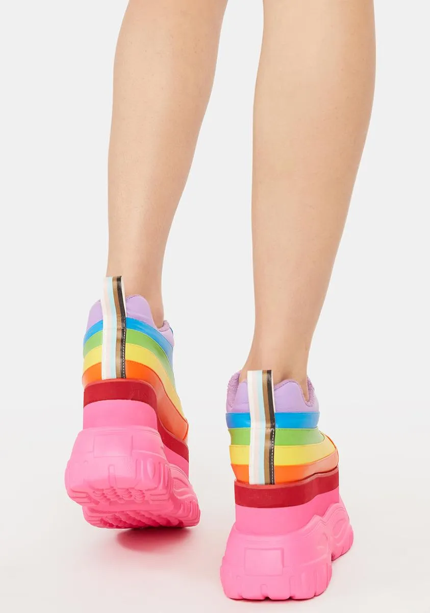 Living For It Platform Sneakers
