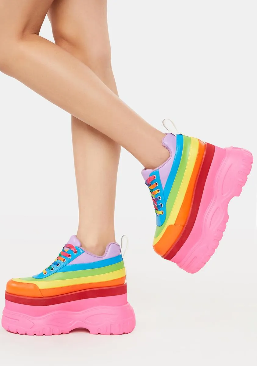 Living For It Platform Sneakers