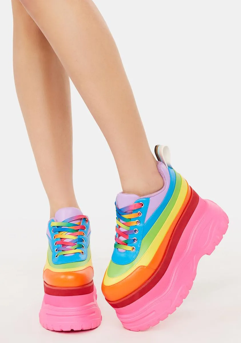 Living For It Platform Sneakers
