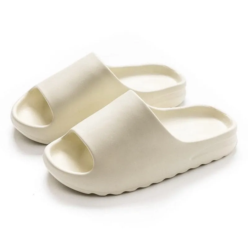 Men Women Summer Beach Slippers Luxury Brand Outdoor Indoor Eva Soft Flip Flops Male Thick Serrated Sole Anti-slip ShoesDropship
