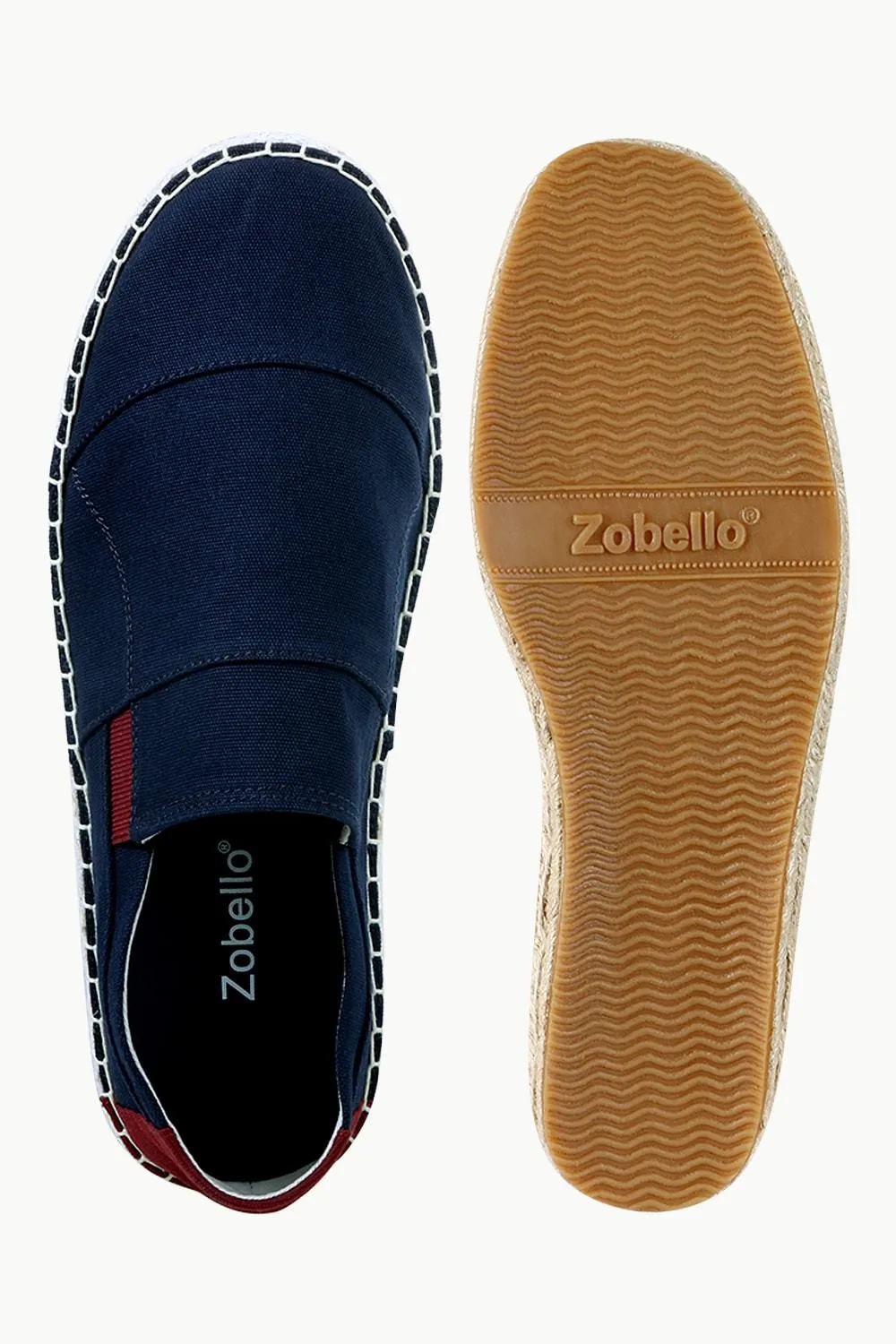 Mens Navy Cut N Sew Espadrilles
