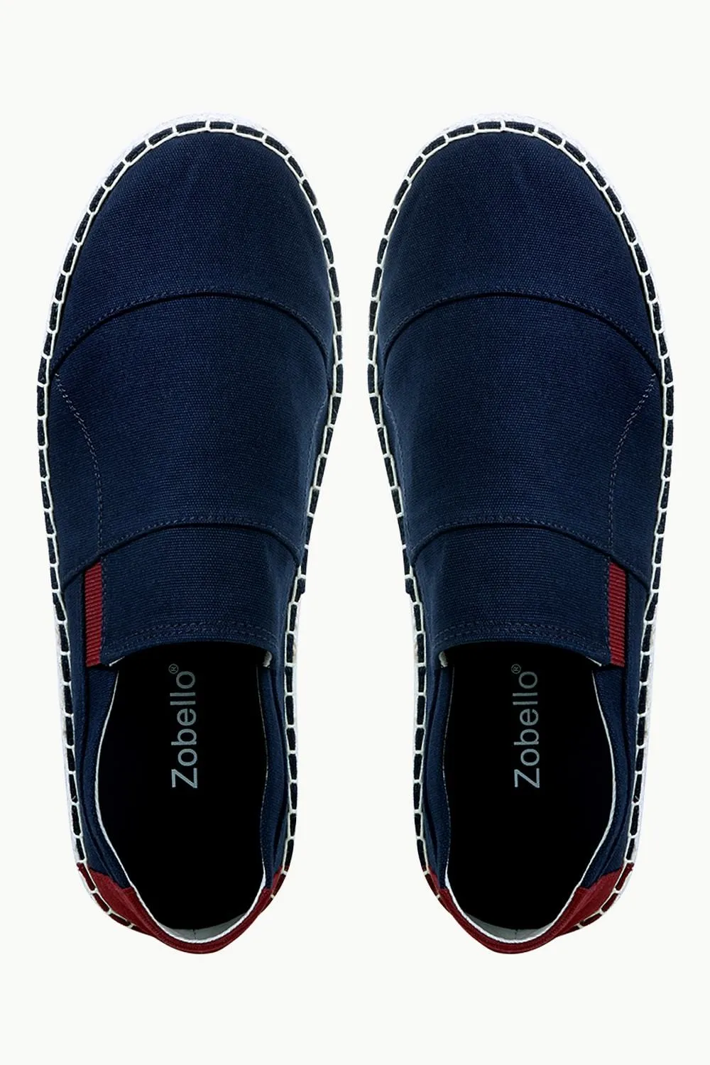 Mens Navy Cut N Sew Espadrilles
