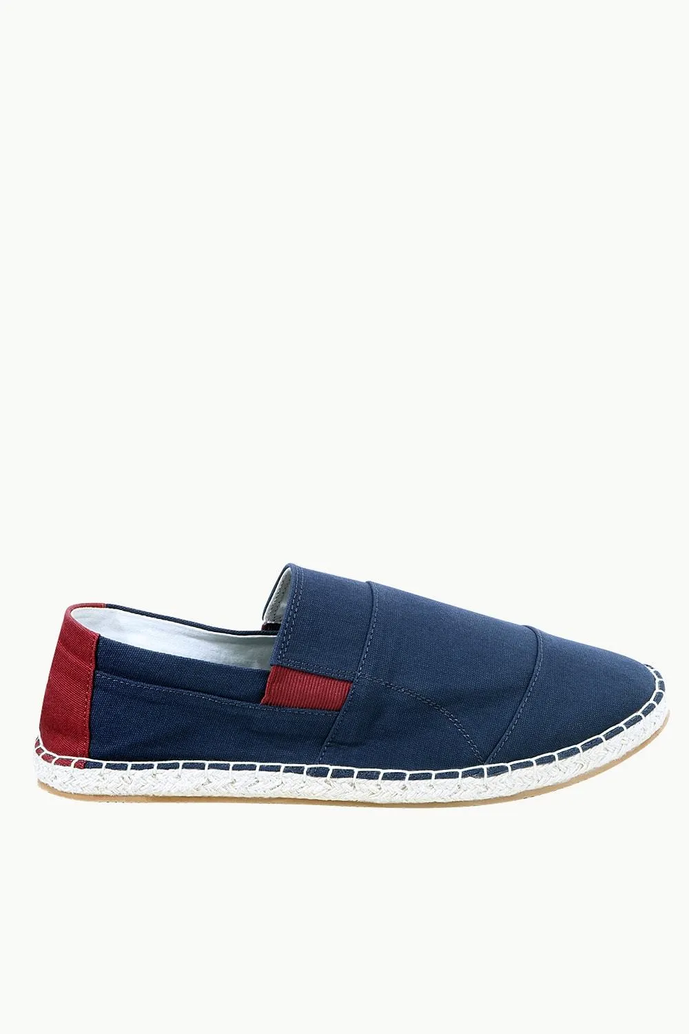 Mens Navy Cut N Sew Espadrilles