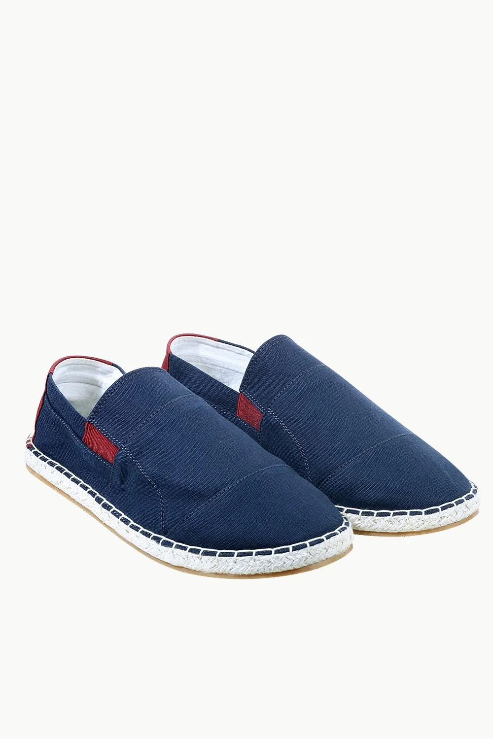 Mens Navy Cut N Sew Espadrilles