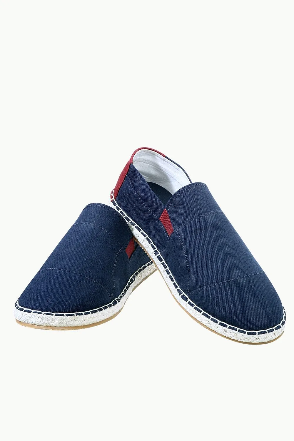 Mens Navy Cut N Sew Espadrilles