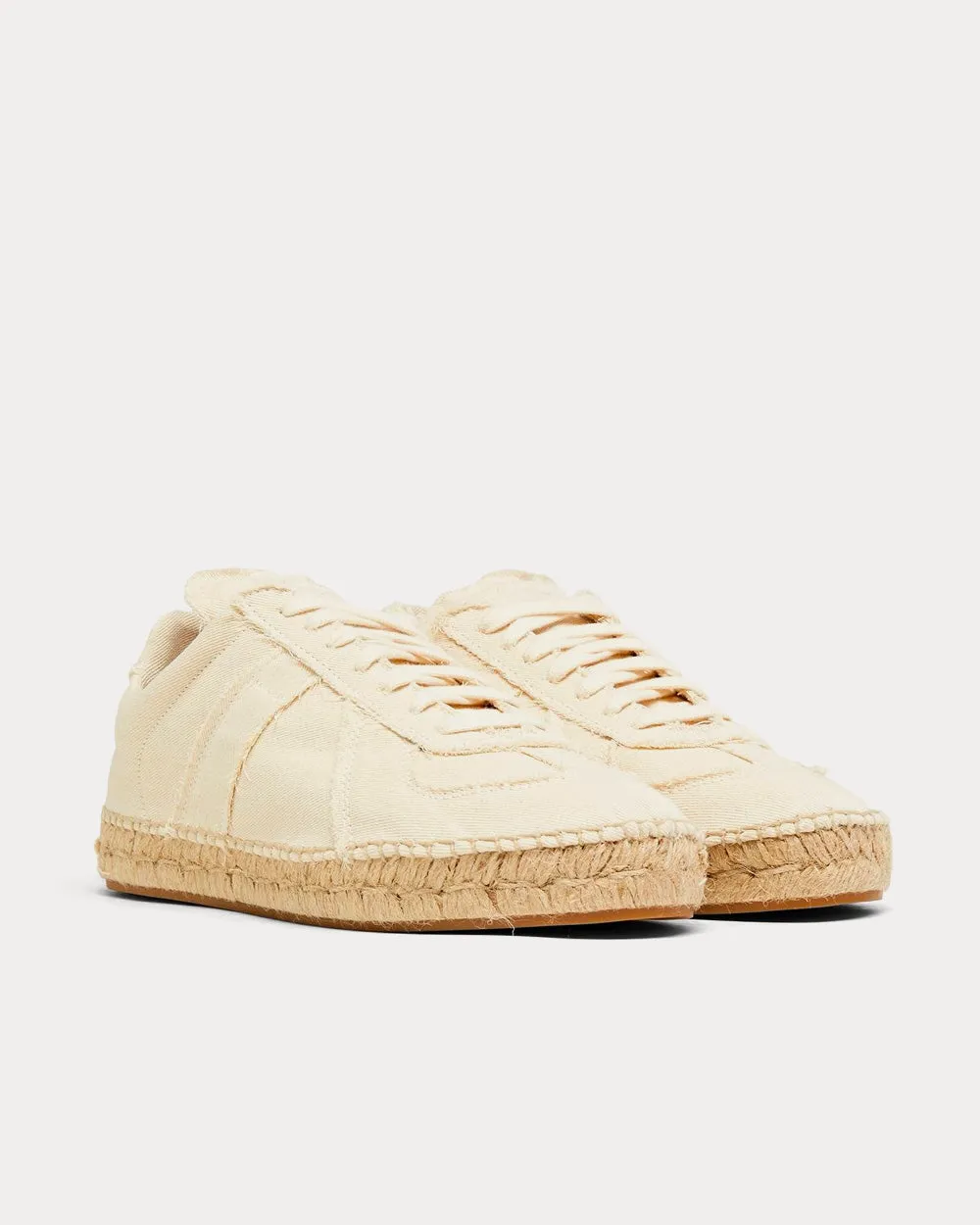 Replica Espadrilles Beige Low Top Sneakers