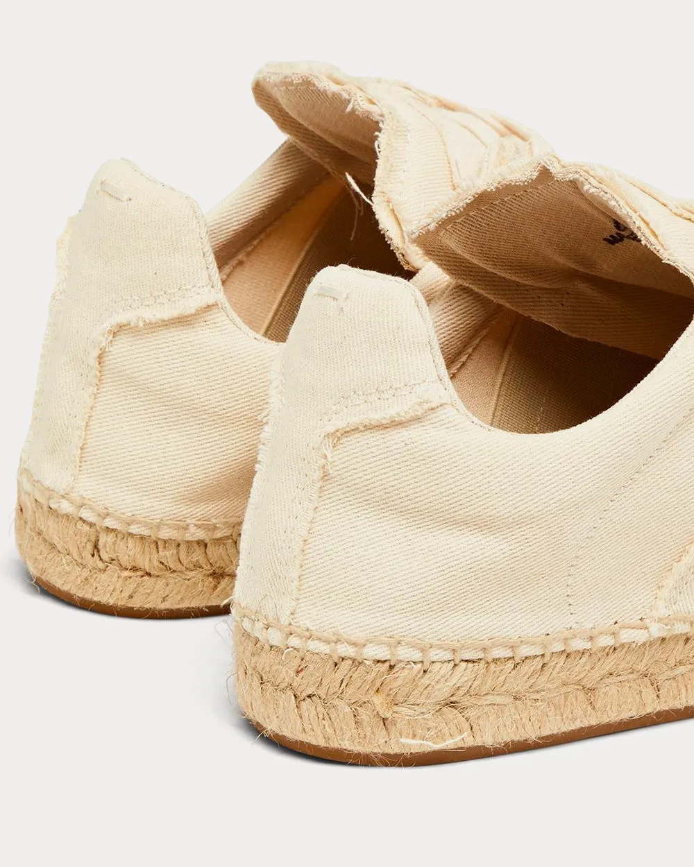Replica Espadrilles Beige Low Top Sneakers