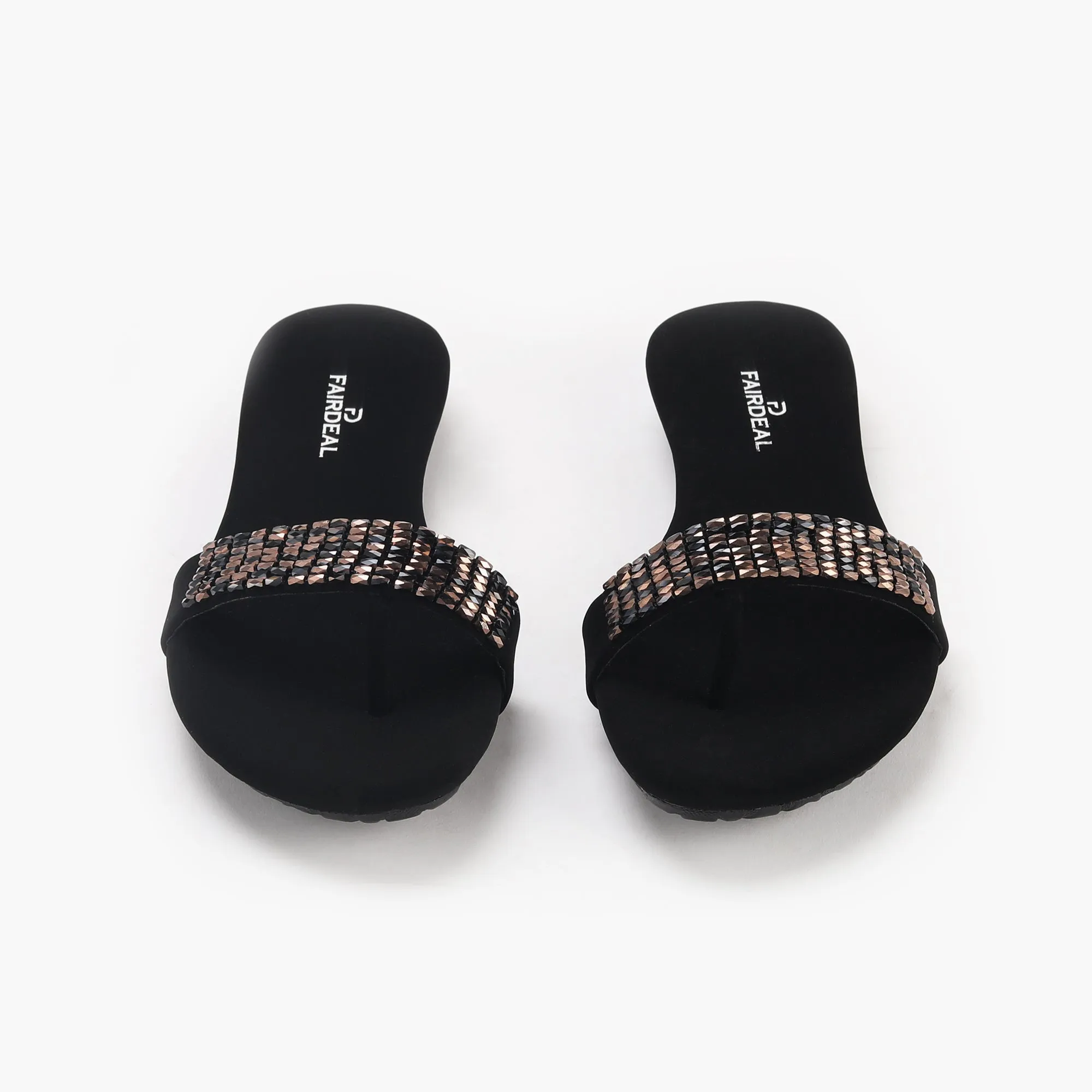 Sequin Embellished Flats