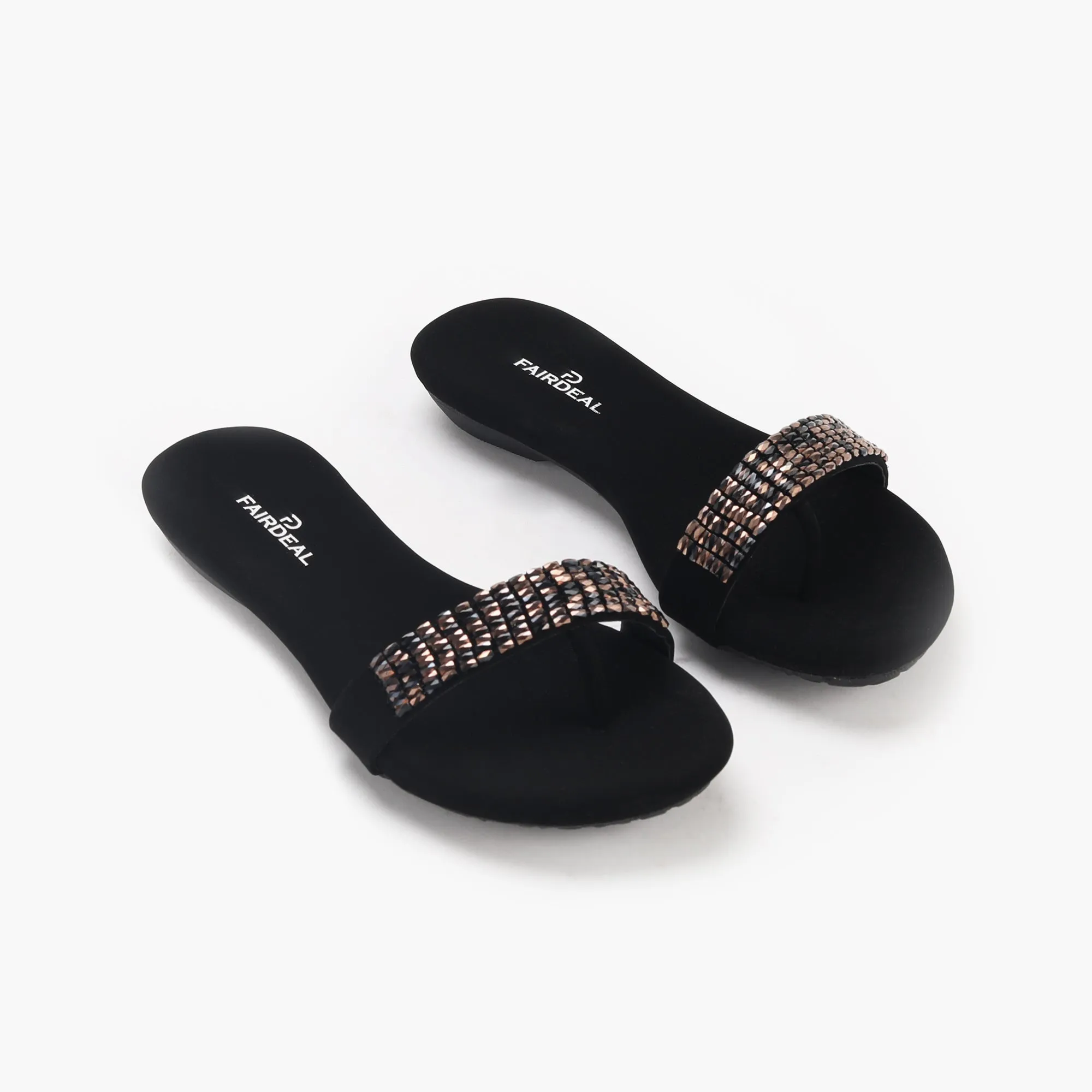 Sequin Embellished Flats