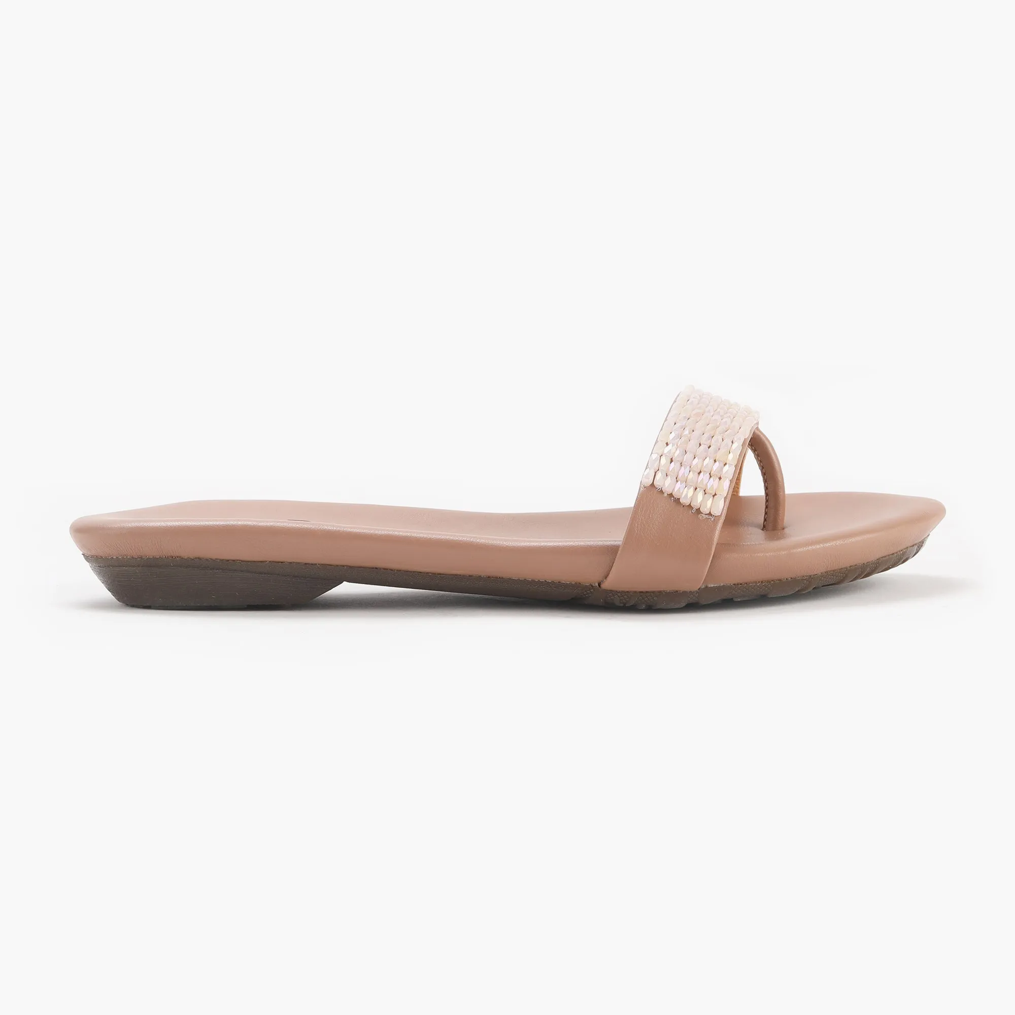 Sequin Embellished Flats