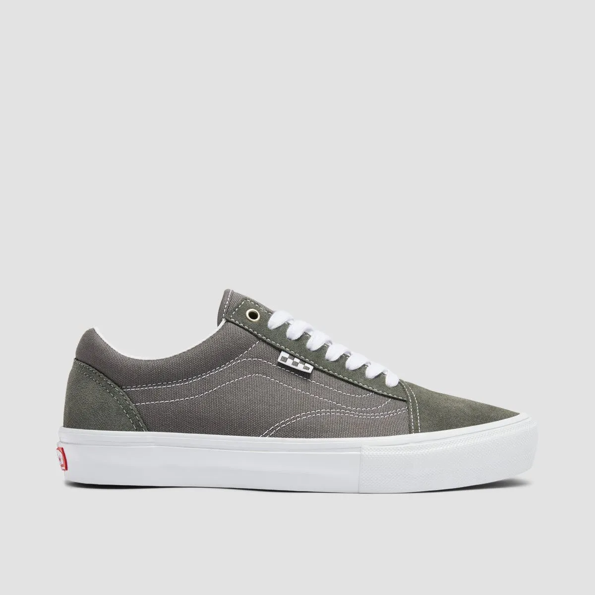 Vans Skate Old Skool Shoes - Pewter/True White