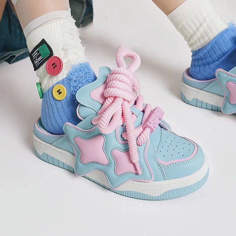 Vintage Star Platform Sneakers