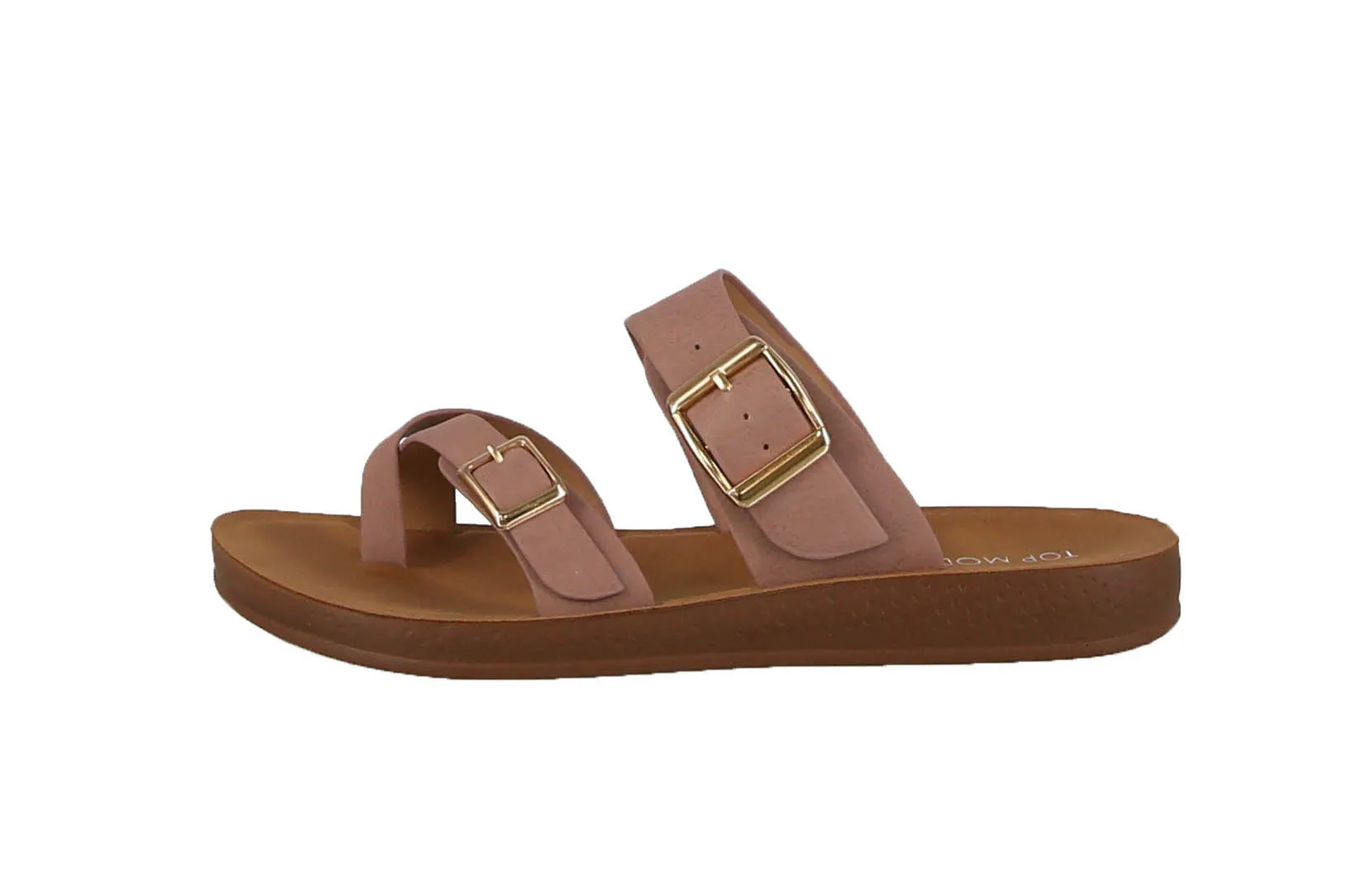 WOMAN'S SHOES BLUSH PU LEATHER SANDALS FARON-29