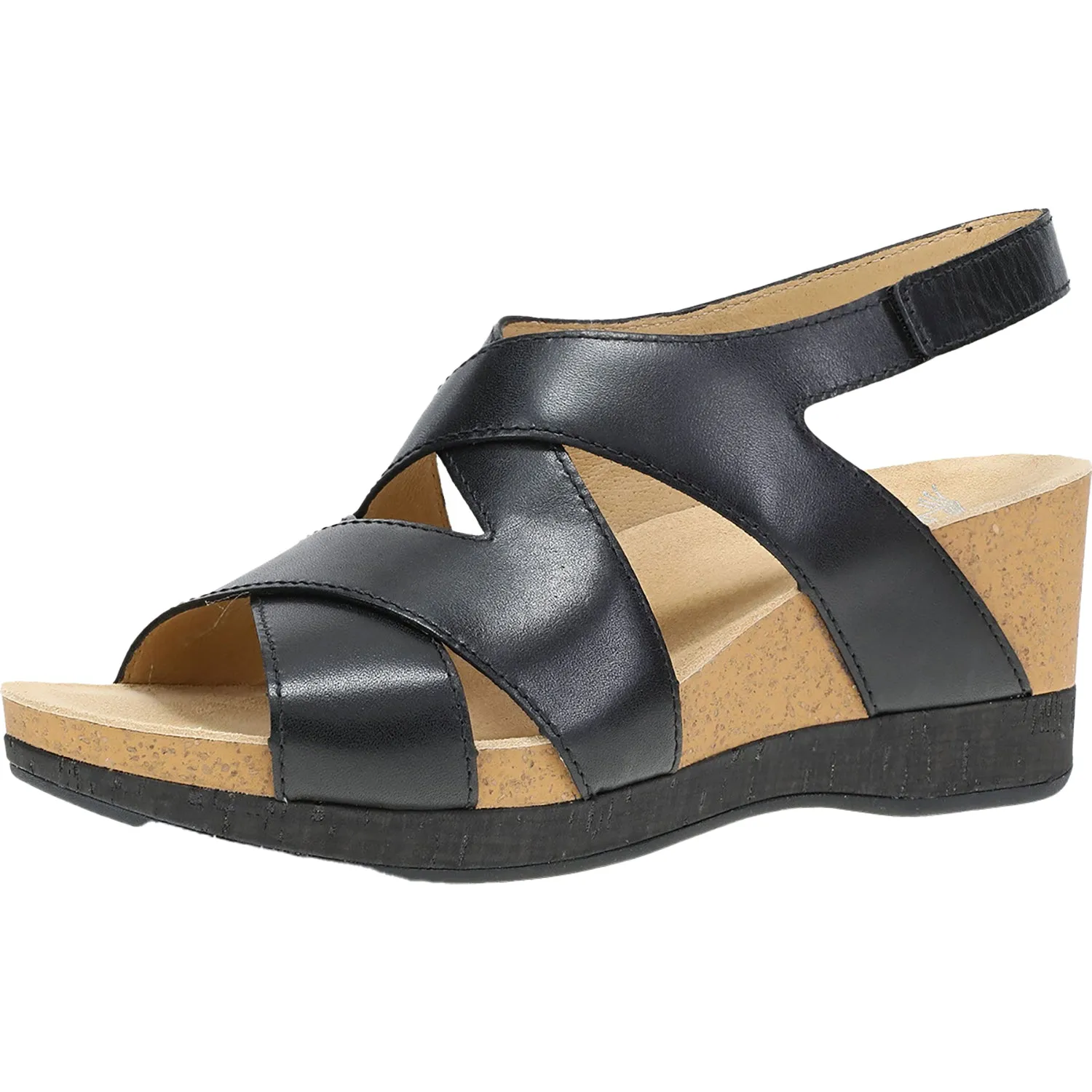 Women's Dansko Shyla Black Burnished Nappa Leather
